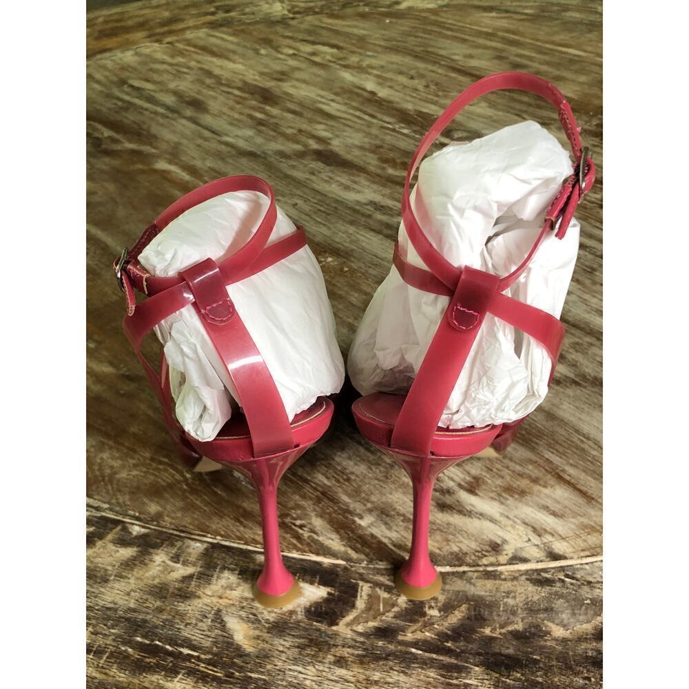 Marc Fisher Claudie Sandal Jelly Heels Strappy Pink NEW 8 - Picture 4 of 8